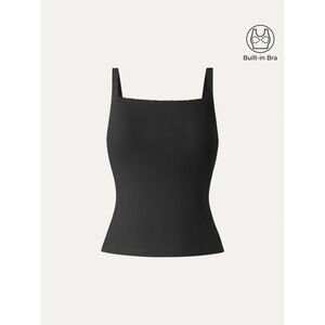 OGL stretch cotton pointelle wide strap Brami top